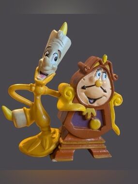 DISNEY - BEAUTY AND THE BEAST’S LUMIERE AND COGSWOTH PVC FIGURINE